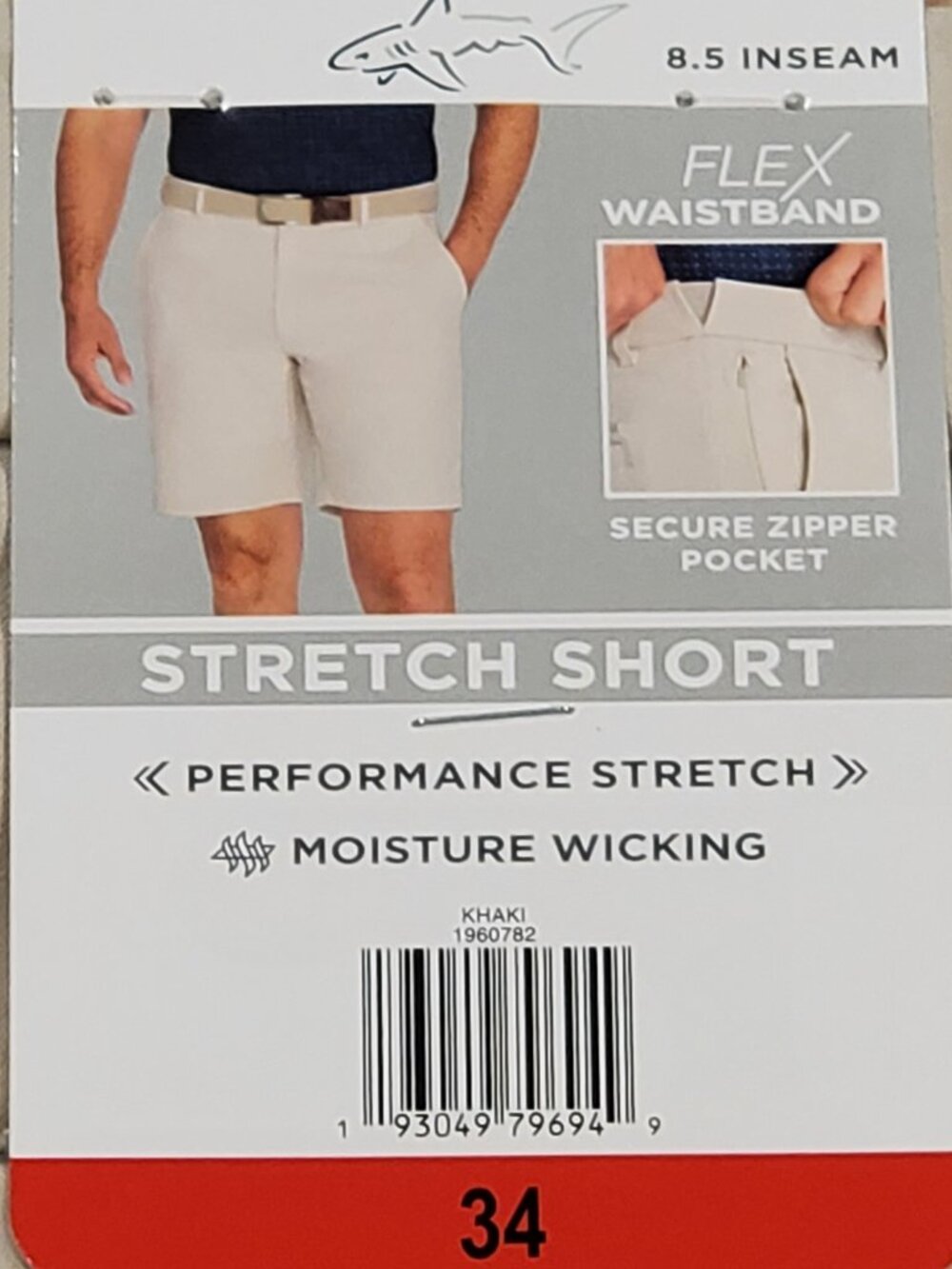 NWT Greg Norman ML75 Performance Stretch Golf Shorts, Men's 34 - Picture 4 of 10